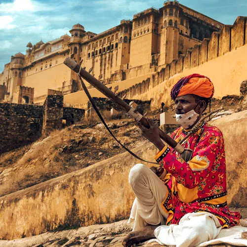 Amber Fort Jaipur Rajasthan on Imperial Golden Triangle Tour